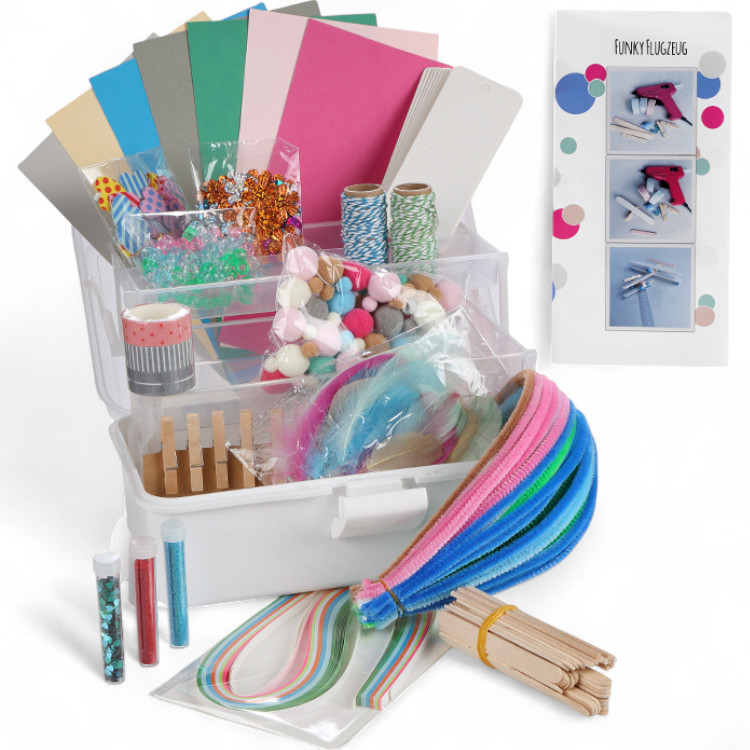 Bastelbox im Werkzeugkoffer – 1000 Teile